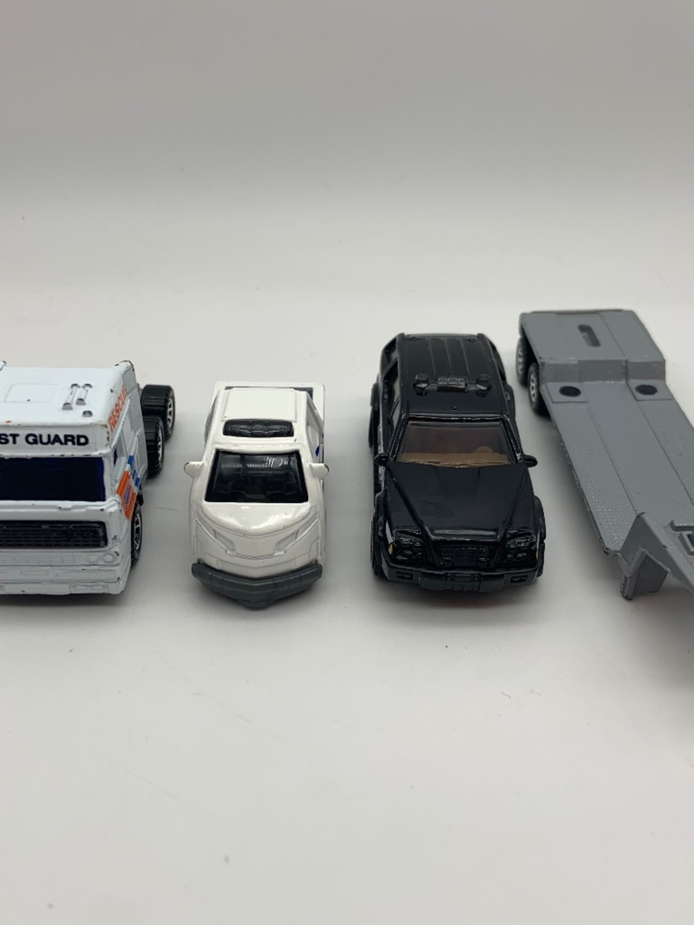 Matchbox NYPD Coast Gaurd Rescue & Trailer Model Toy Cars Set of 4